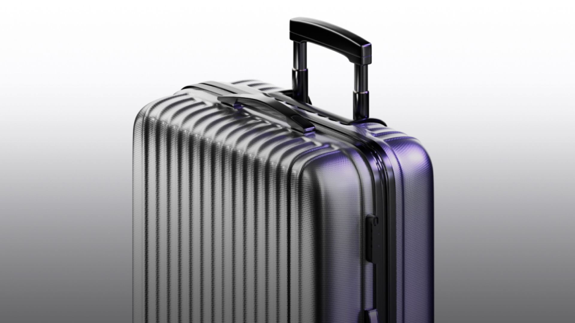 Revolut suitcase in silver