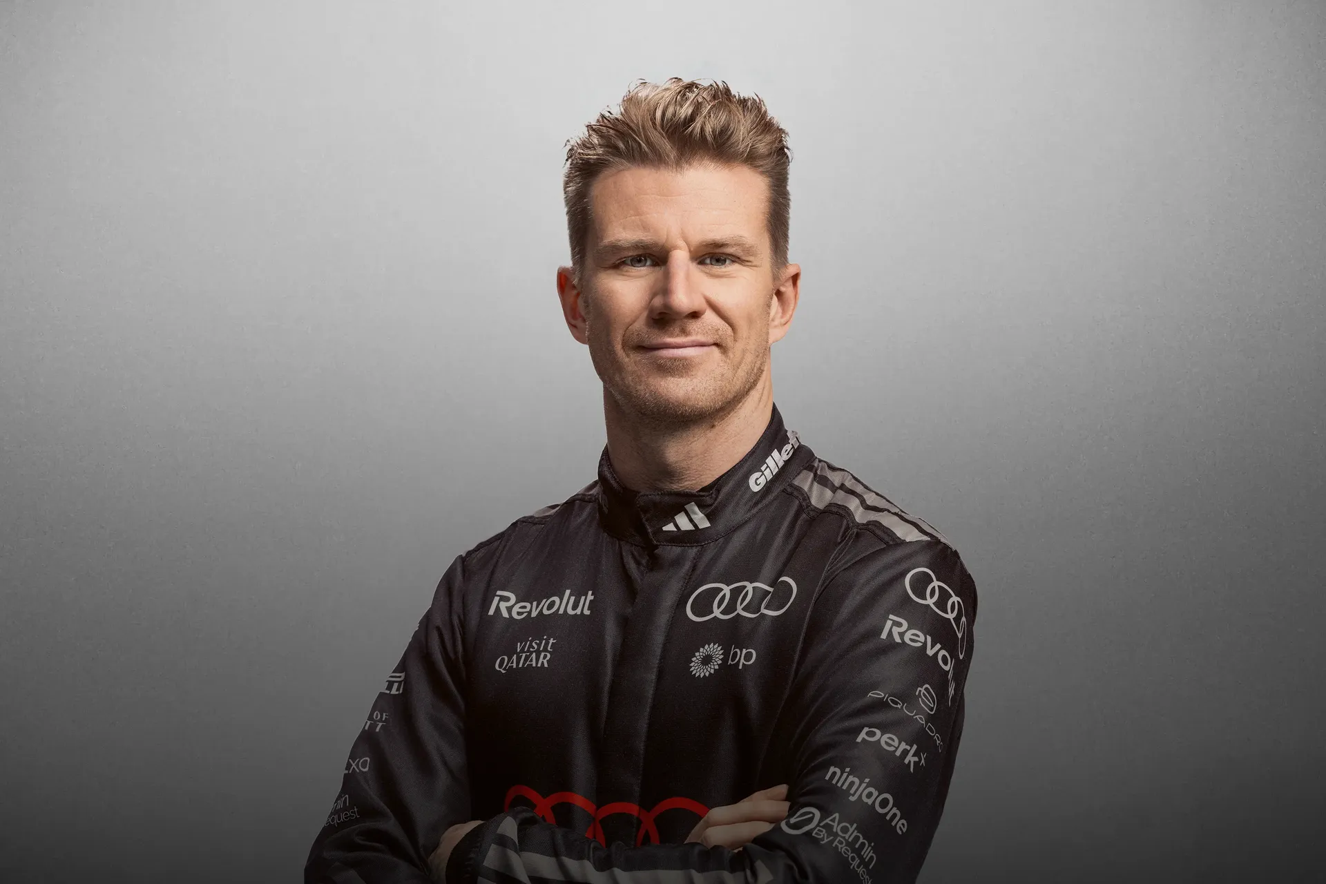 Driver Portrait Nico Hulkenberg in Racesuit