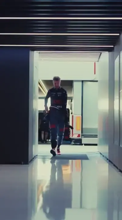 Audi Revolut F1® Team driver Nico Hulkenberg walks around the garage at the Hungarian Grand Prix 2026 before qualifying