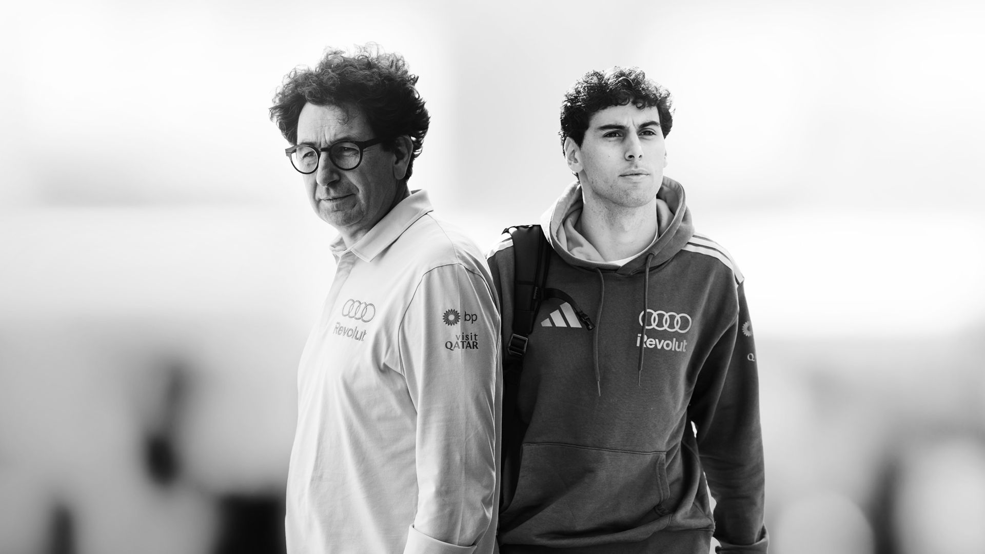 Mattia and Gabriel in a Podcast