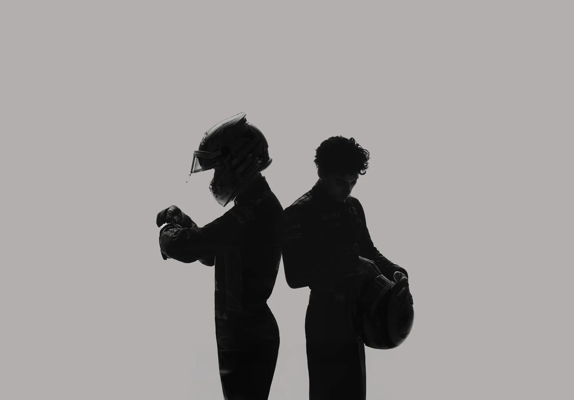 Nico Hulkenberg and Gabriel Bortoleto getting race ready