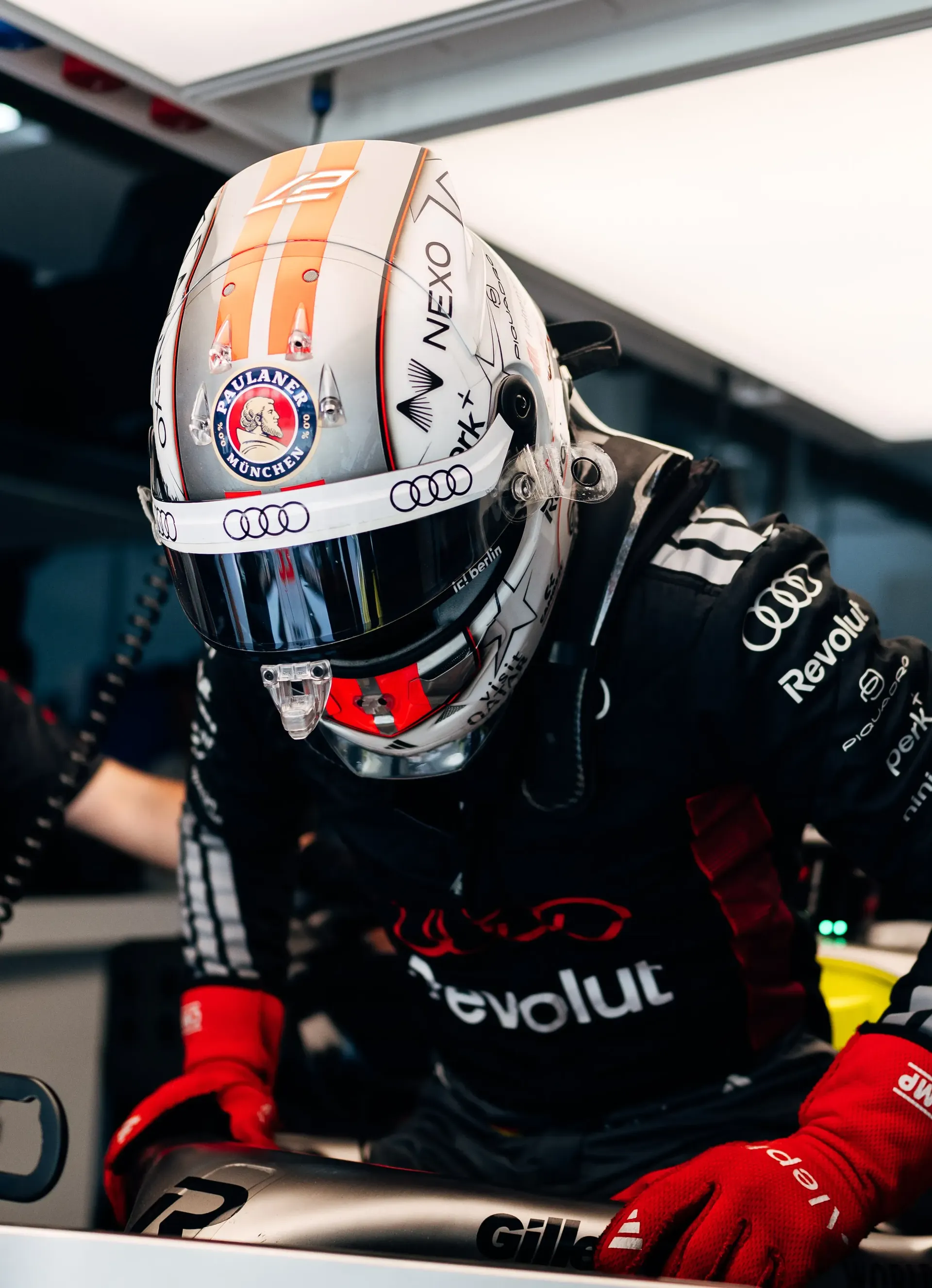 Audi Revolut F1® Team driver Gabriel Bortoleto in the Audi R26