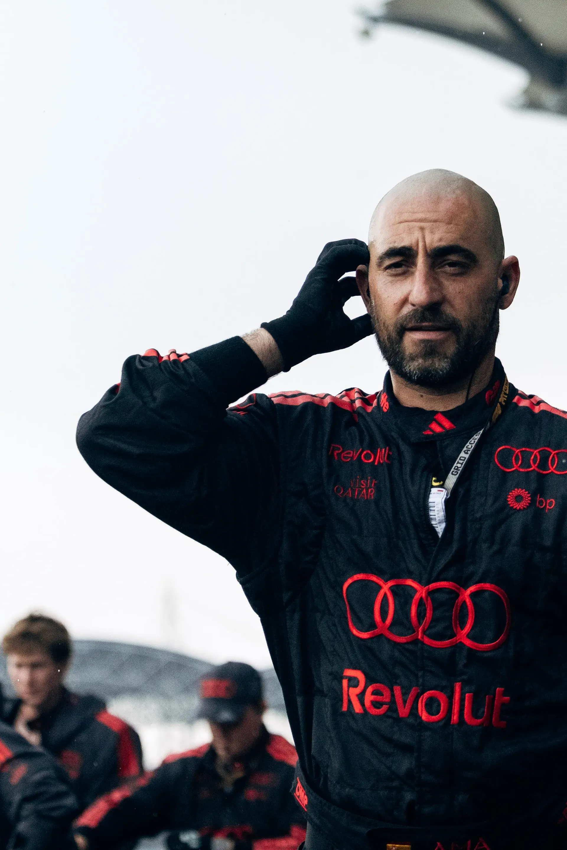 Audi Revolut F1® Team mechanic in the paddock