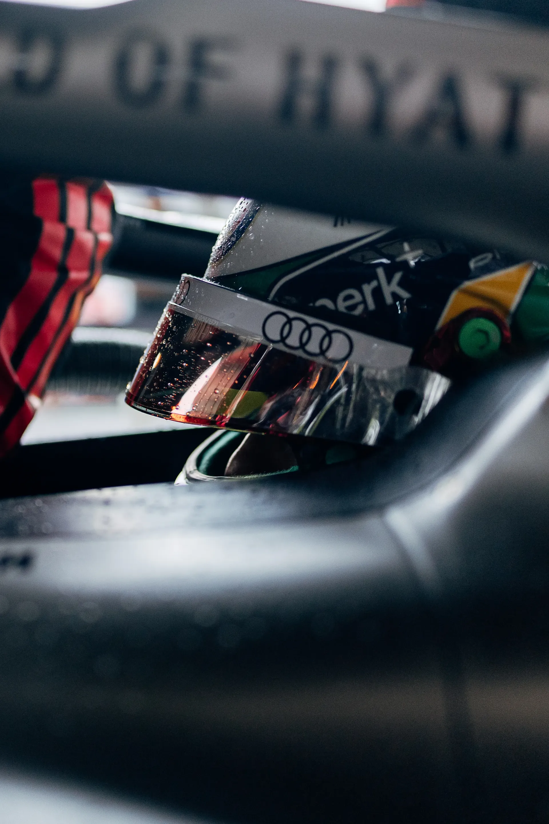 Audi Revolut F1® Team driver Nico Hulkenberg in the cockpit