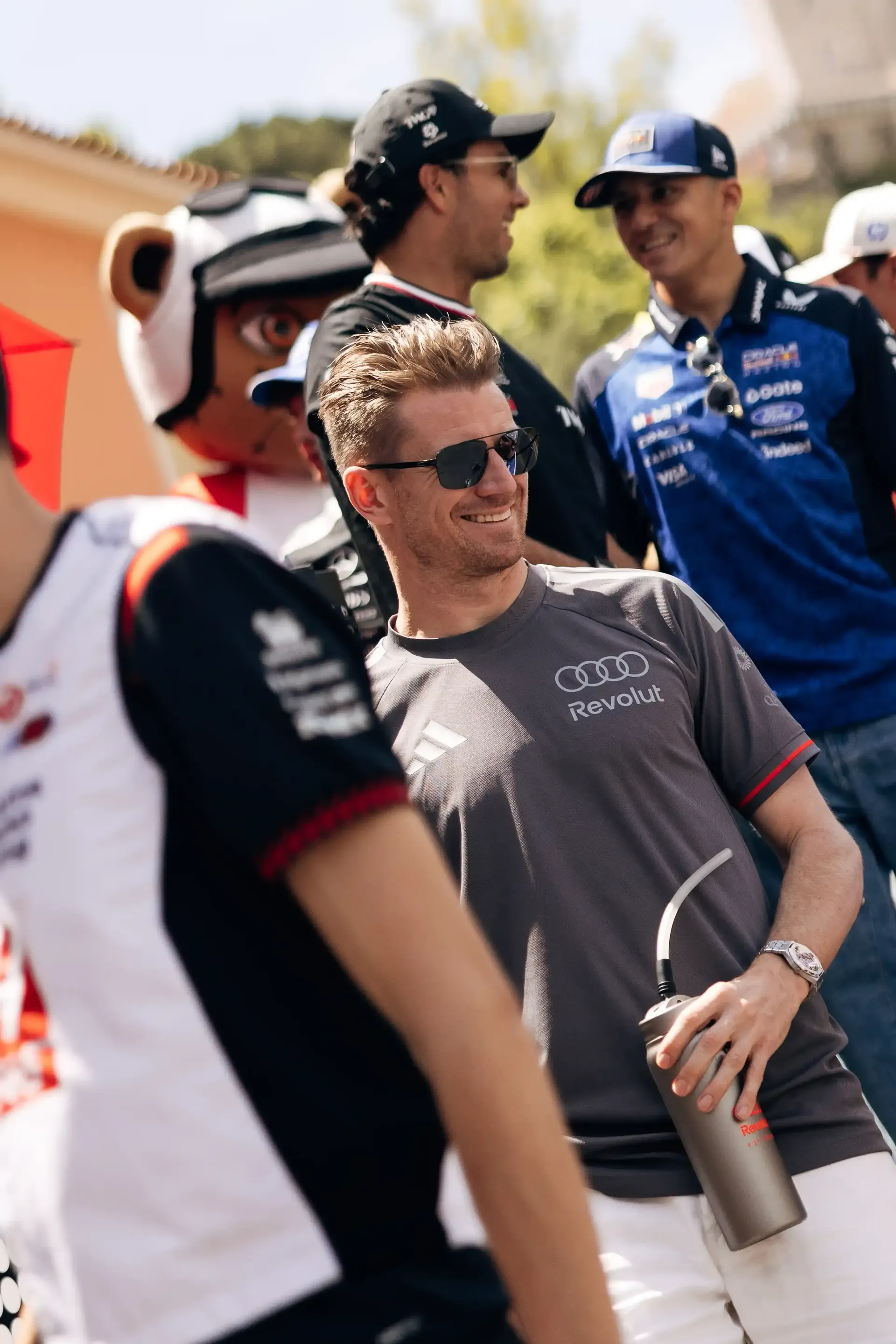 Nico Hulkenberg driver at the Audi Revolut F1® Team during the Monaco Grand Prix 2026 drivers parade